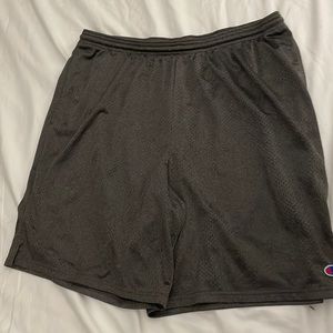 Gray athletic shorts